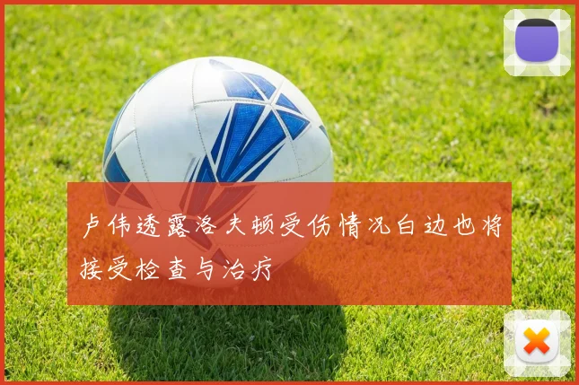 卢伟透露洛夫顿受伤情况白边也将接受检查与治疗